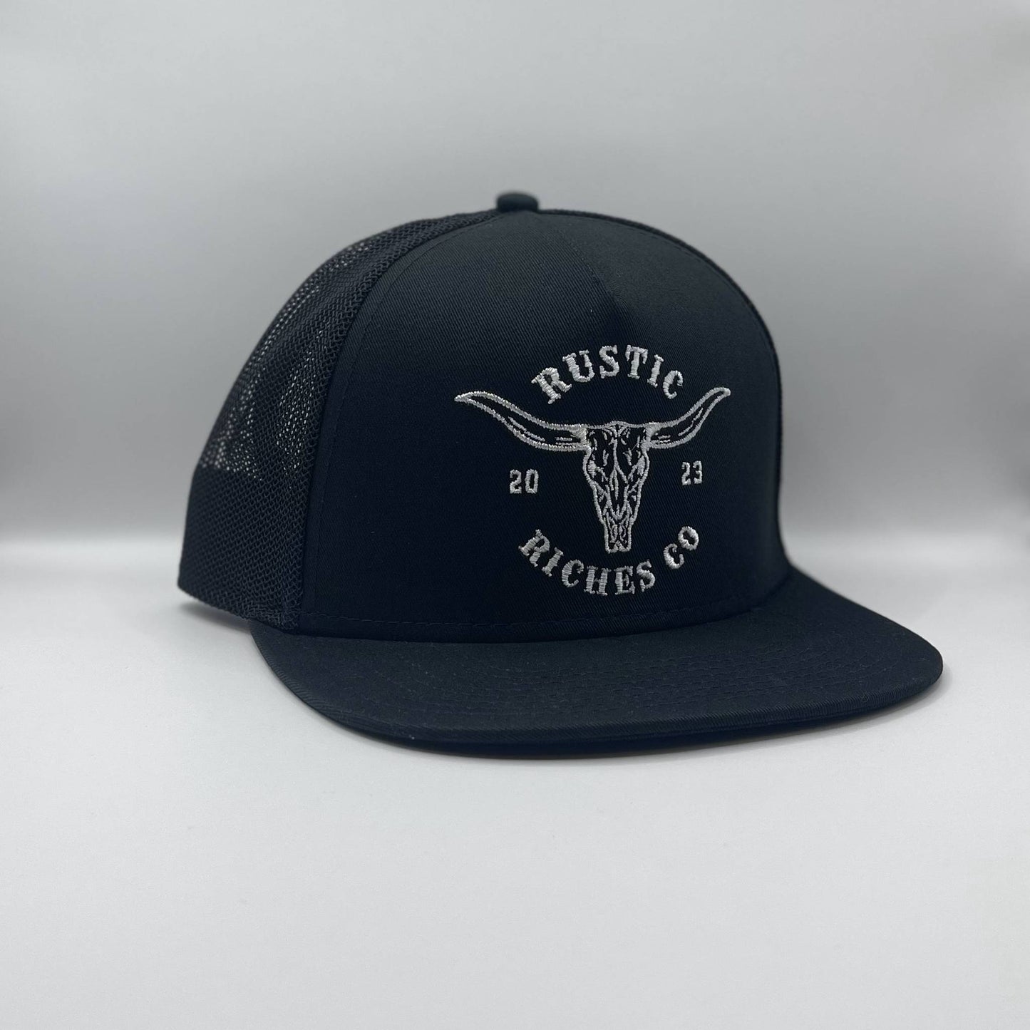 The "Longhorn" Black Snapback