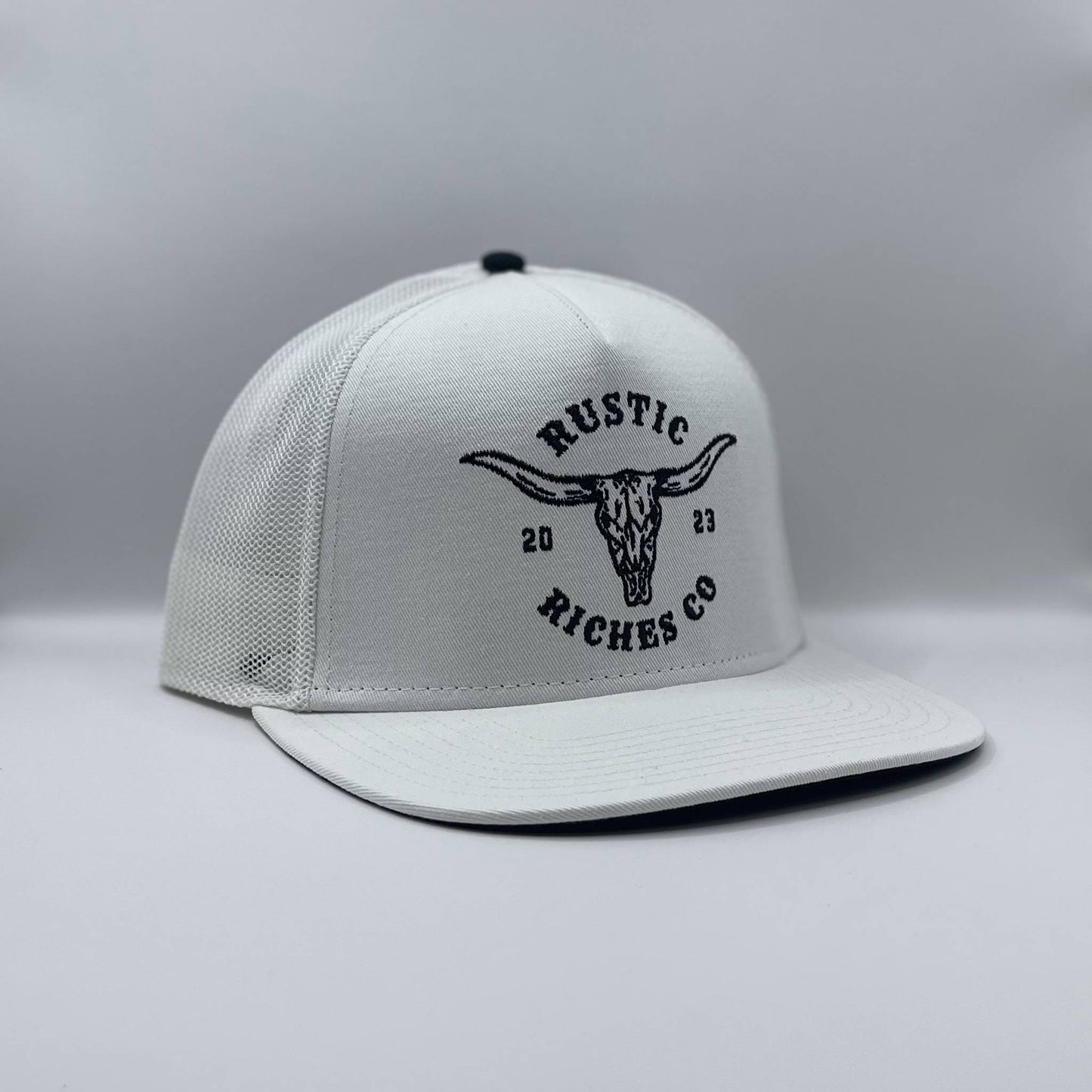 The "Rancher" White Snapback