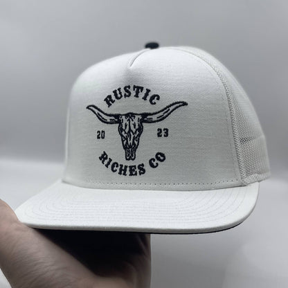 The "Rancher" White Snapback